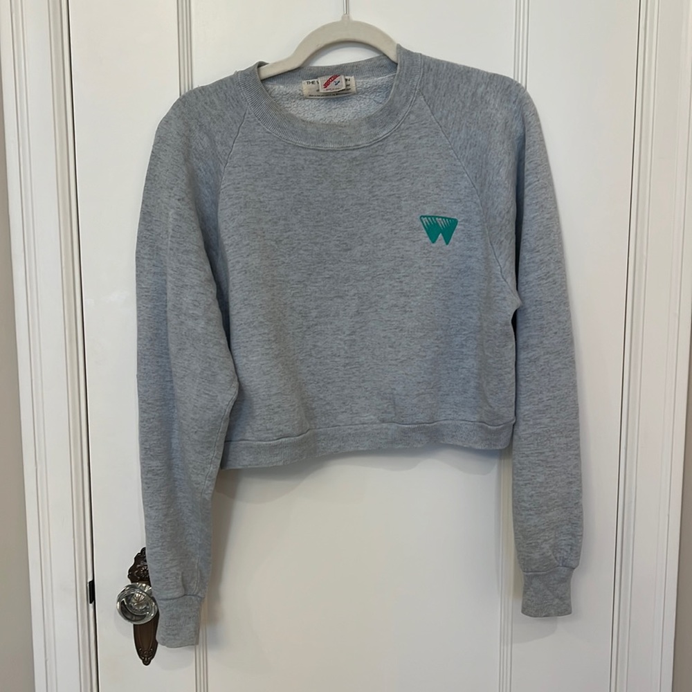 Jerzees Western Sugar Vintage Crop Sweatshirt (S)